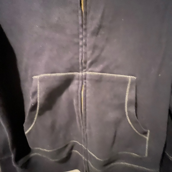 ~Eddie Bauer~ Navy Zip-Up Hoodie - Picture 3 of 7